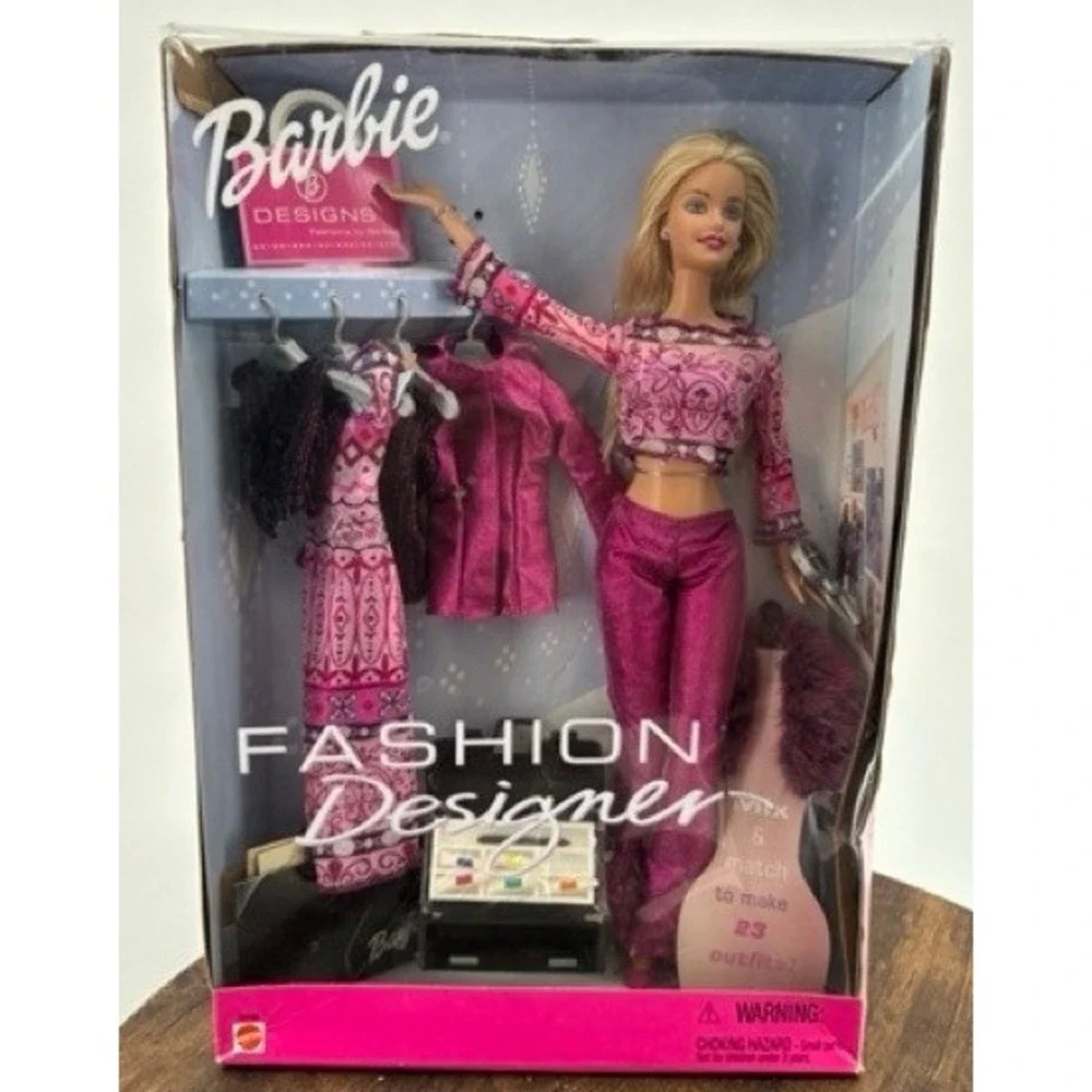 Vintage NEW Mattel Barbie Fashion Designer Doll Set Y2k Boho Chic Y2K 2002